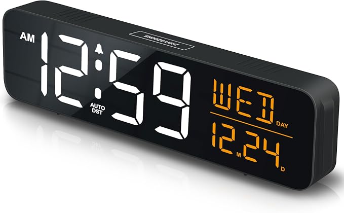 Peakeep Large Display Digital Alarm Clock by PEAKEEP