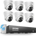 ZOSI 4K PoE Security Camera System, Person Vehicle Detection, Night Vision by ZOSI