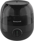 Honeywell Mini Cool Mist humidifier, Easy to Fill and Clean, humidifier for small Bedroom, Kids Rooms, or office. Ultra Quiet Operation and Auto Shut-Off - Black, HUL525B by HoneywellPluggedIn