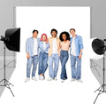 9x6FT White Backdrop for Photography, High Density Polyester Fabric Background by Unknown