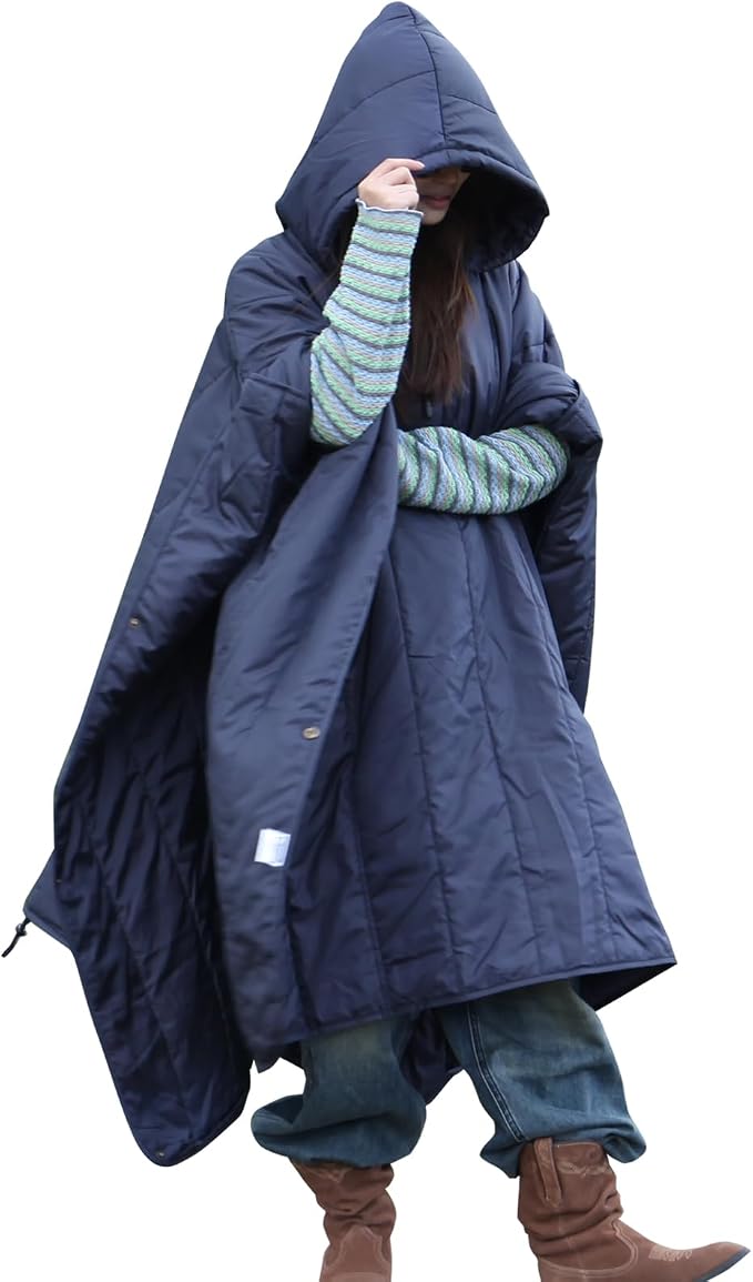 DUKUSEEK Outdoor Wearable Camping Blanket by DUKUSEEK