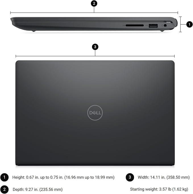 Dell Pro 15 Business Laptop, Intel Core i7-1355U, 32GB DDR5 1TB SSD | High Efficiency Office Notebook, Multi-Tasking, All-Day Battery Power, WiFi 6, Portable, FHD 120Hz Display - Image 7