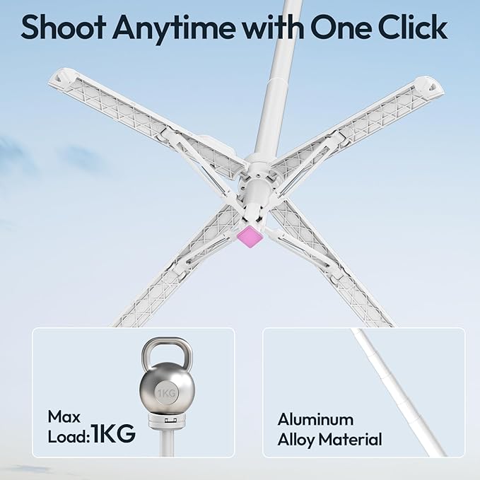 ULANZI Automatic Phone Tripod, MT85 Auto-Open Tripod - Image 3
