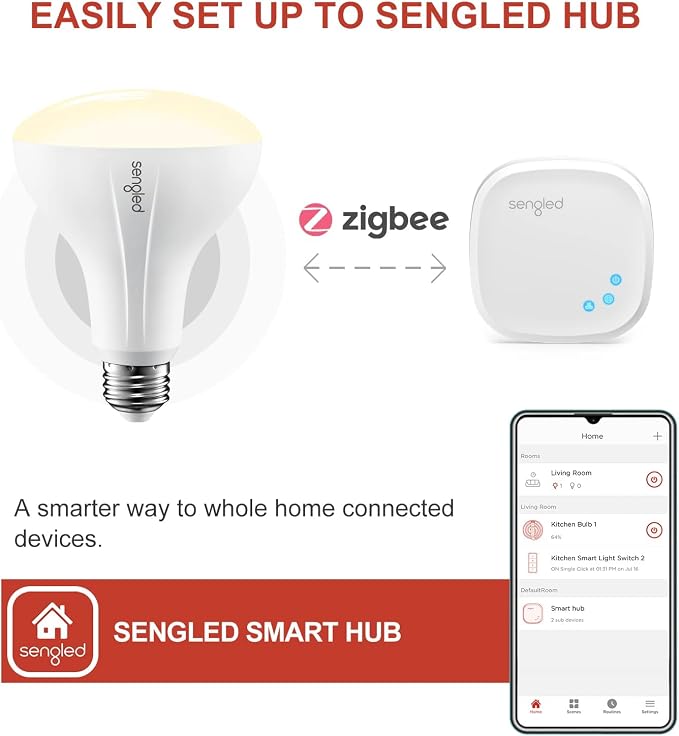 Sengled Zigbee Smart Bulb, Works - Image 3