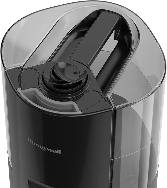 Honeywell Dual Comfort Cool + Warm Mist humidifier. Humidifier for Bedroom, Office, Living Room and Home. Provides Temporary Relief from Dry air discomforts - Black, HWC775B - Image 3