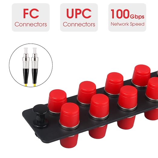 2-Pack 12 Simplex FC/UPC Fiber Patch Panel - Image 2