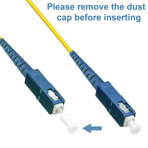 FLYPROFiber- OS2 SC/UPC to SC/APC Fiber Optic Cable 1M/3ft, Single Mode Fiber - Image 5