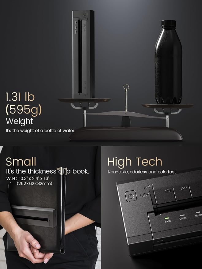 Phomemo G100 Pro WiFi Direct Print Portable Printers Wireless - Image 7