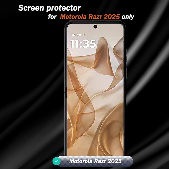 3 Pack for Motorola Razr 2025 Screen Protector Flexible TPU Film - Image 2