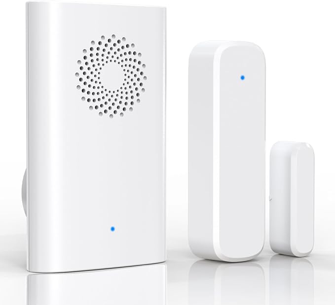 Wireless Door Sensor Chime, Door Open Alarm When Entry Business/Office/Store by AMHEY
