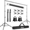 EMART 10x10FT Backdrop Stand, Photo Studio Back Drop Adjustable Stand by EMART