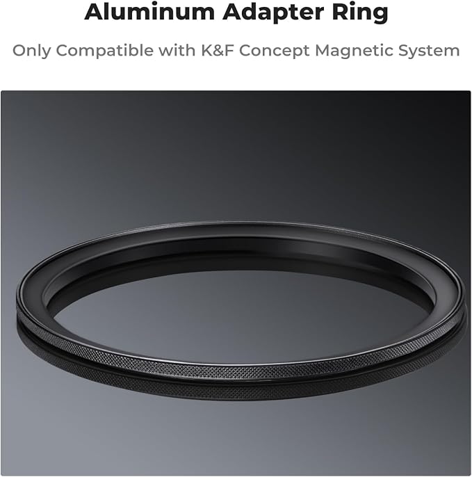 K&F CONCEPT 52-77mm Magnetic Filter Adapter Ring, - Image 4