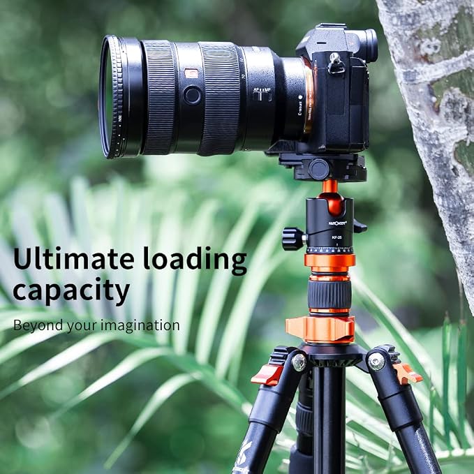 K&F Concept 25mm Metal Tripod Ball Head 360 Degree Rotating Panoramic - Image 7