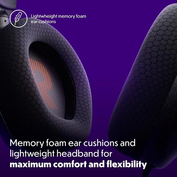 JBL Quantum 100M2 Wired Gaming Headset, Detachable Mic - Black | Memory Foam Ear Cushions And 3.5 Mm Jack Work With PC, PlayStation, Xbox, Nintendo Switch For Immersive PC Gaming Sessions - Image 3
