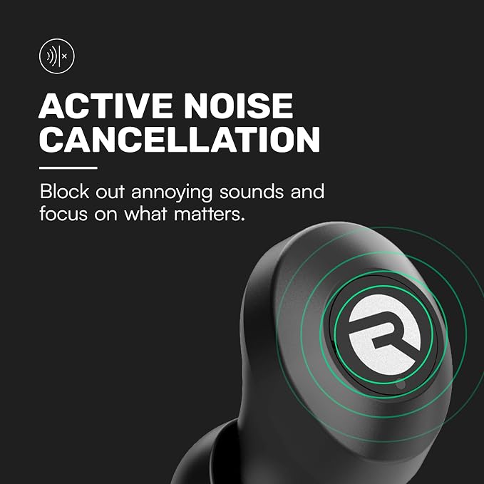 Raycon Everyday Bluetooth Wireless Earbuds with Microphone - Active Noise Cancelling, Sweat & Water-Resistant Earphones, Ear Buds Wireless Bluetooth Up to 32 Hours Playtime (Rose Gold) - Image 6