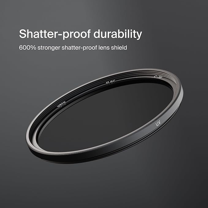 Urth 46mm UV Lens Filter — 30-Layer Nano-Coated, HD Optical Glass UV Camera - Image 2