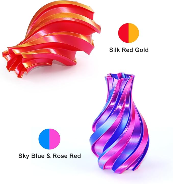 LOVOON 3D PLA Filament 1.75mm Bundle, Dual Colors 3D Printer Filament Bundle - Image 4