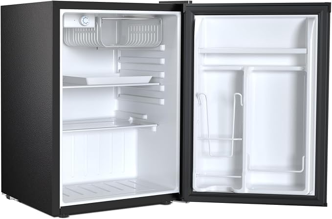 Antarctic Star 2.56 Cu.Ft. Mini Fridge with Freezer, Small Refrigerators with Adjustable Thermostat, Low Noise, Energy Saving, Compact Refrigerators for College Dorm, Office, Bedroom, Apartment, Black - Image 8