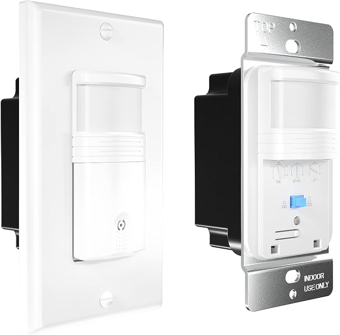 2 Pack, 3-Way Motion Sensor Light Switch, Neutral Wire Required, Indoor in-Wall - Image 8
