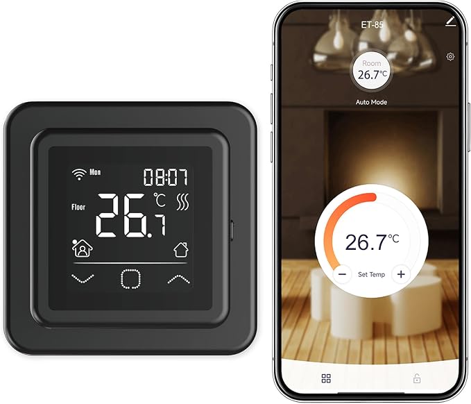 HEATIT Programmable Thermostat, WiFi Smart Thermostat by HEATIT