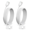 Ultra Thin Cat 6A Ethernet Cable 90° Degree Right Angled 25 Feet 2Pack by DUTEVOLNS