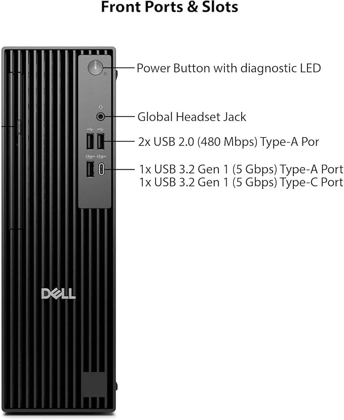Dell 2025 Slim Business Desktop - Intel Core i9-12900K, (16Core, 24Threads), 64GB DDR5 Memory, 1TB PCIe SSD, Ultra-Quiet Design, Dual 4K Monitor Support, USB-C, Keyboard and Mouse, Windows 11 - Image 3