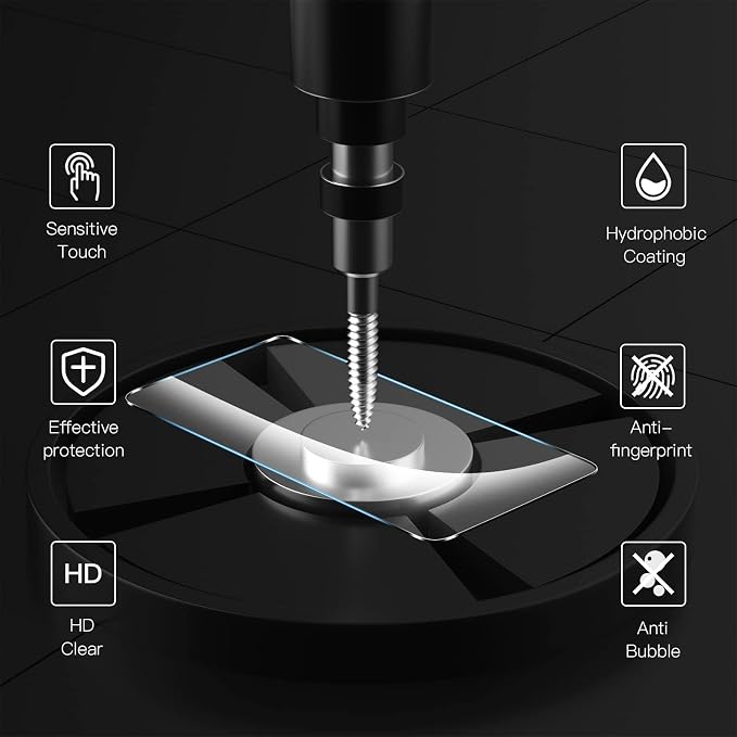 Anoowkoa 3 Pack for iPhone 17 Pro Max 6.9" Screen Protector + iPhone17 Pro Max - Image 6