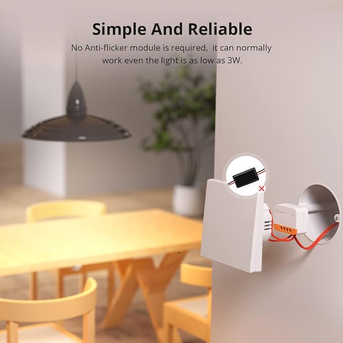 SONOFF Zigbee Smart Switch, No Neutral Conductor Required, Compatible - Image 6