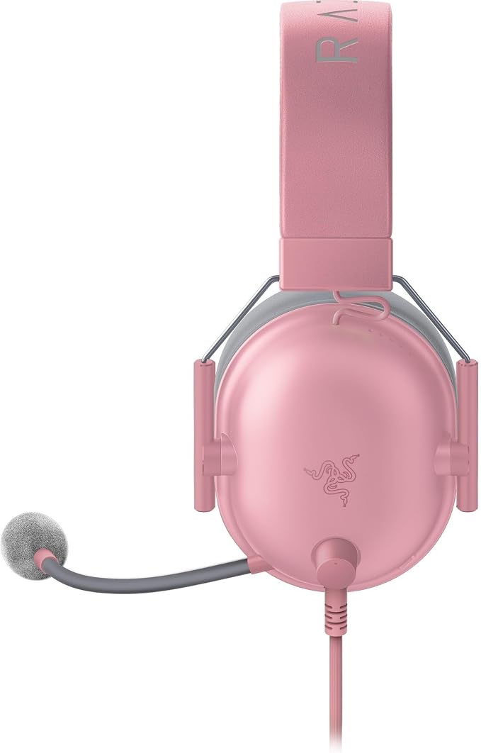 Razer BlackShark V2 X Wired Xbox Gaming Headset, Pink | 50mm Drivers, Cardioid Mic, Lightweight, Comfortable Noise Isolating Earcups, For Xbox Series X, Series S, PS5, PC, Switch - Image 9