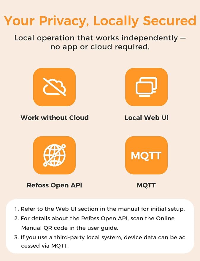 Refoss Smart Home Energy Monitor, Native Open API & Web UI, Real Time - Image 2