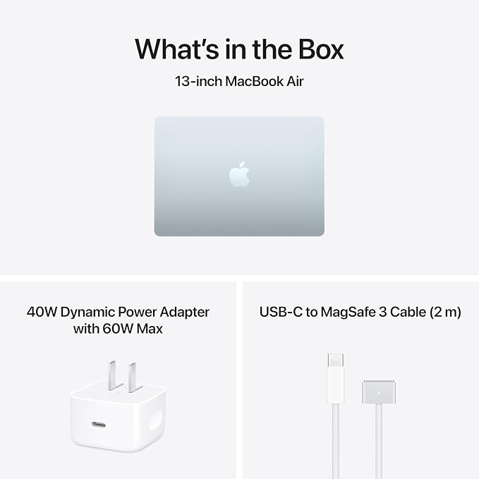 Apple 2026 MacBook Air 13-inch Laptop with M5 chip: Built for AI, 13.6-inch Liquid Retina Display, 16GB Unified Memory, 1TB SSD, 12MP Center Stage Camera, Touch ID, Wi-Fi 7; Sky Blue - Image 9