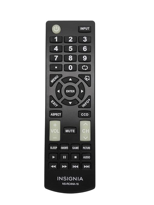 Insignia Tv Remote Control Insignia Ns-rc4na-16 Nsrc4na16 LED Tv Remote Control for Ns-55d420na16 Ns-60e440na16 Ns-60e440mx16 Ns-28dd220na16 Ns-24d420na16 - Image 2
