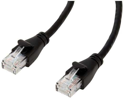 Amazon Basics RJ45 Cat-6 Ethernet Patch Cable, 1Gpbs Data Transfer Speed by AmazonBasics
