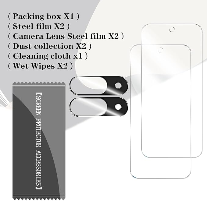 BIGFACE for Pixel 9 Tempered Glass Screen Protector + Camera Lens Protector - Image 7