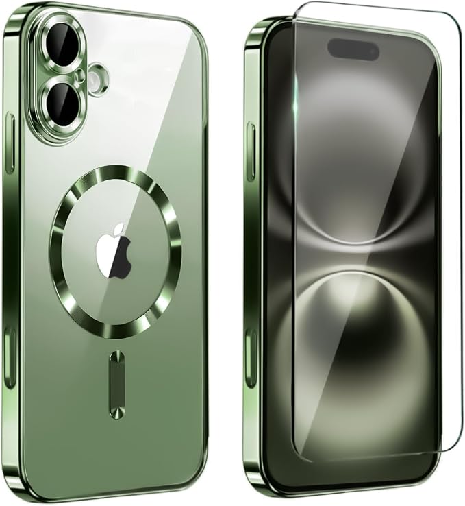 Magnetic Glossy Case for iPhone 17, iPhone17 Phone Case Slim Clear Luxury by Unknown