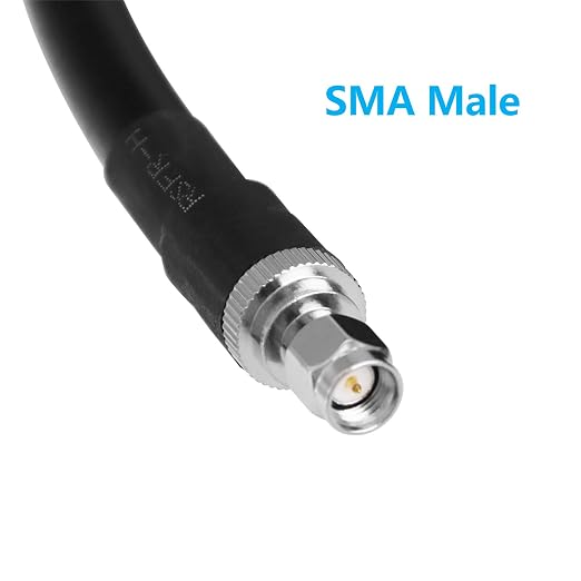 100ft N Male to SMA Male Cable, SMA to N Cable 50 ohm Ultra Low Loss KMR240 - Image 2