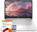 HP 14" Business Laptop Computer with Microsoft Office 365, 4-Core Intel Processor, 128GB Storage, 4GB RAM, Windows 11, SageNova Earphones, Pale Rose Gold by Unknown