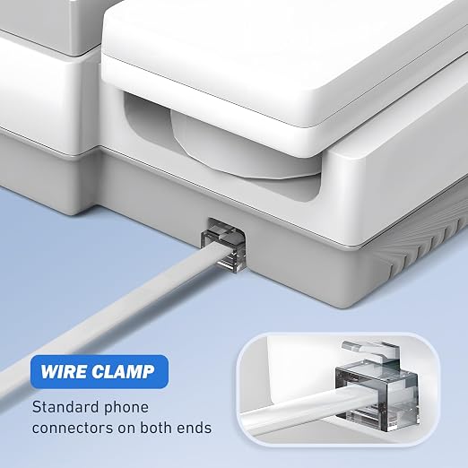 moeverEX Phone Extension Cord 50 Ft, Telephone Cable - Image 4