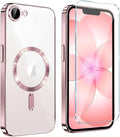 Magnetic Glossy Case for iPhone 17e, iPhone17e/16e Phone Case Slim Clear Luxury by Unknown