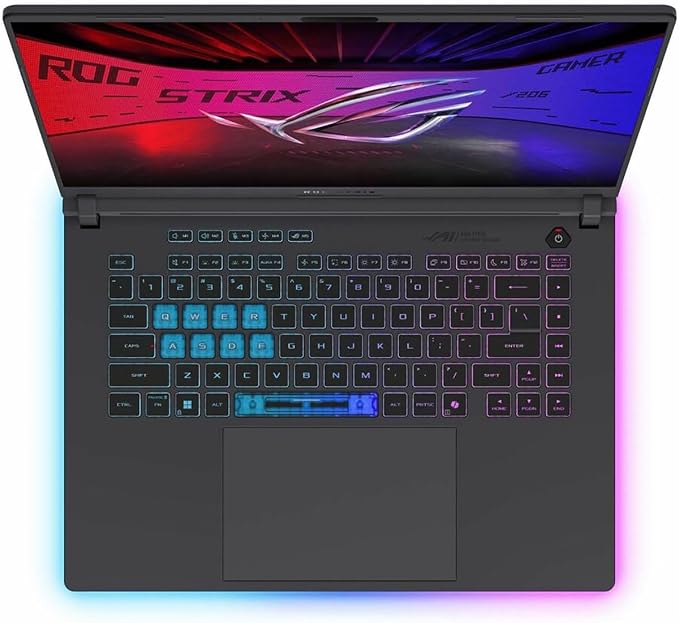ASUS ROG Strix G16 (2025) Gaming Laptop, 16” ROG Nebula Display 16:10 2.5K 240Hz/3ms, NVIDIA® GeForce RTX™ 5060 Laptop GPU, Intel® Core™ Ultra 9 Processor 275HX, 32GB DDR5, 1TB PCIe SSD, Wi-Fi 7 - Image 4