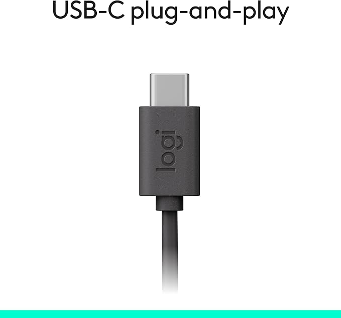Logitech H391 Wired Headset PC/Laptop Stereo Headphones - Graphite | Stereo headphones for PC or laptop, in-line controls, works with Chromebook - Image 5