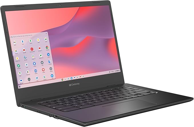 acer Gateway Chromebook 314 CBO314-1H-C476 Laptop | Intel Celeron N4500 | 14" Full HD (1920 x 1080) Display | 4GB LPDDR4X | 64GB eMMC | Wi-Fi 5 802.11ac | Chrome OS | Star Black - Image 2