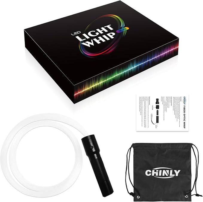 CHINLY LED Whip Lights, Fiber Optic Whip - Image 6