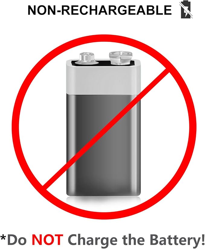Enegitech 9V Lithium Battery, 9 Volt Battery 1200mAh Non-Rechargeable - Image 2