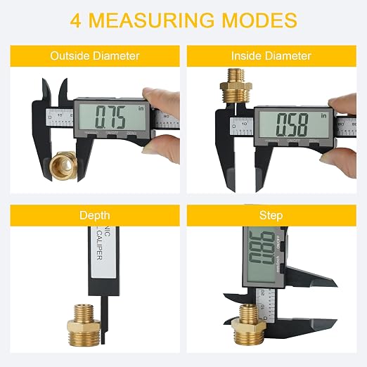 Digital Caliper, Sangabery Dial Caliper 6 Inch - Image 3