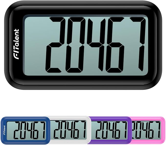 Pedometer for Walking Steps, 3D Accurate Simple Pedometer, Step Counter for Men by Sports%E3%80%81Health%E3%80%81Happiness