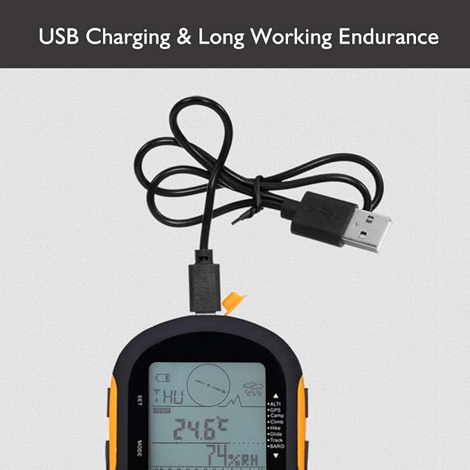 Multifunction Digital Altimeter, Waterproof Handheld GPS Navigator Tracker - Image 6