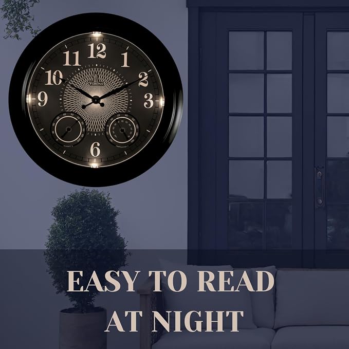 24 inch Illuminated Outdoor Clock - Image 7