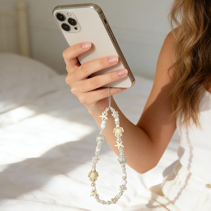 Cute Beaded Camera Wrist Strap for Phone, Digital Camera Charm Lanyard - Image 6