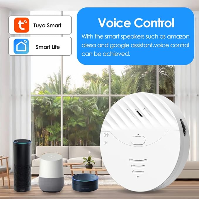 WiFi Window Alarm System, 2 Pack Glass Break Detection - Image 8